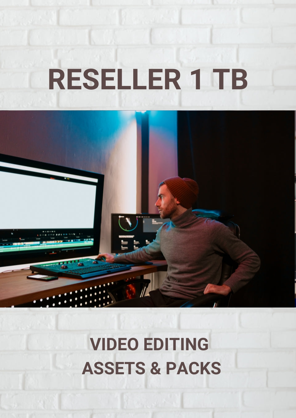 1 TB Photo & Video Reseller Assets