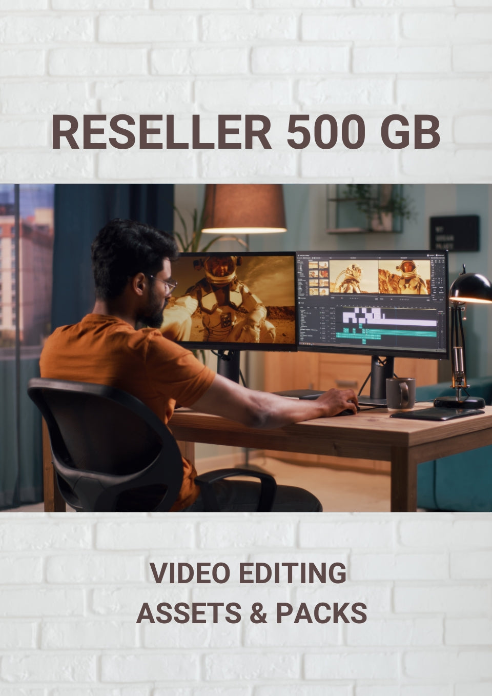 500GB Video Editing Asset Pack Reseller