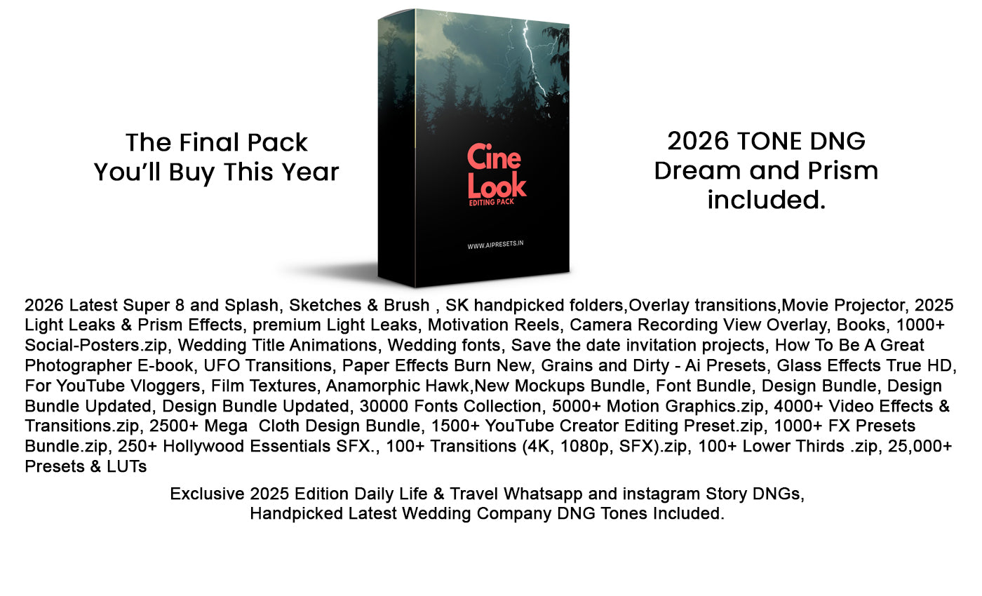 CineLook Editing Pack